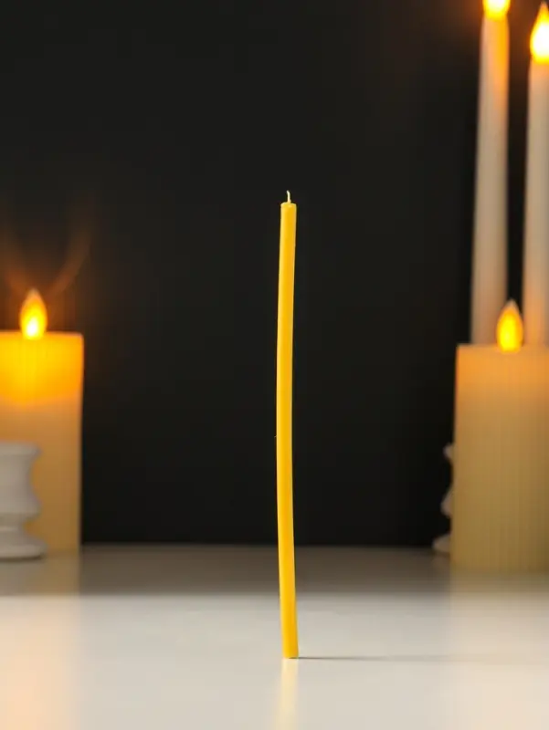 Свечи церковные медовые №100, упаковка 1 кг, парафин, медовое масло