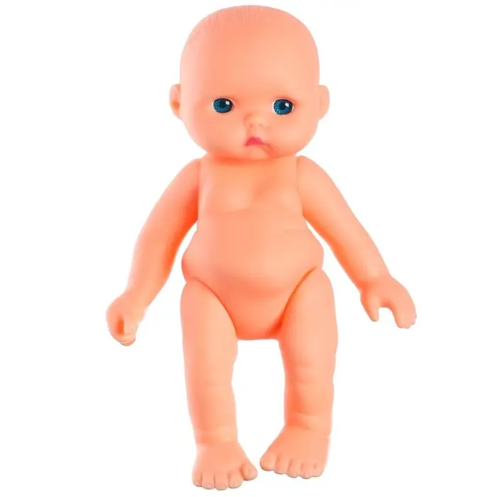 Резиновые игрушки для ванны Крошка Я &laquo;Игры с пупсиком&raquo;, сачок, в наборе 7 шт.