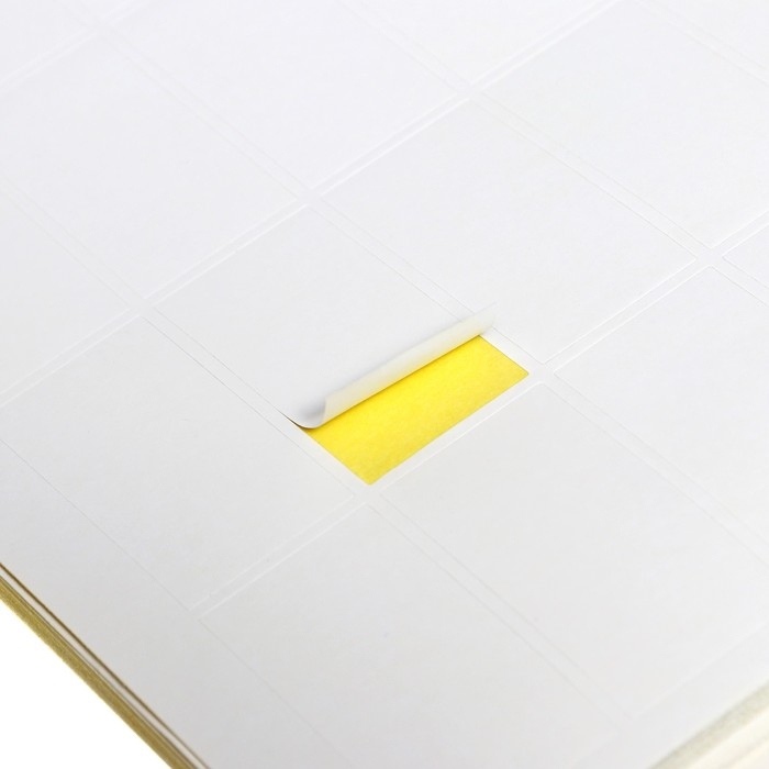 Этикетки А4 самоклеящиеся 50 листов, 80 г/м, на листе 40 этикеток, размер: 48,5 х 25,4 мм, глянцевые, белые Этикетки А4 самоклеящиеся 50 листов, 80 г/м, на листе 40 этикеток, размер: 48,5 х 25,4 мм, глянцевые, белые