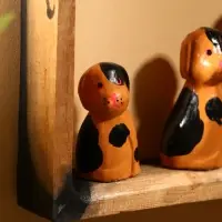 Сувенир интерьерный &laquo;Собаки в рамке&raquo;, 19&times;19 см, дерево