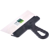 Шпатель СИБРТЕХ нерж.сталь 200мм, пластм.ручка (85438)