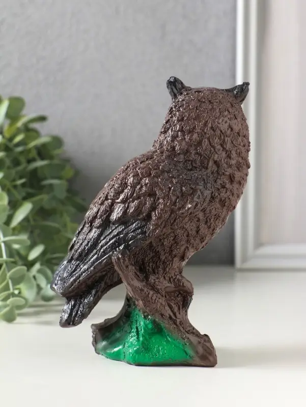 Копилка для денег &laquo;Сова натуральная&raquo;, гипс, 16.5&times;9&times;12 см