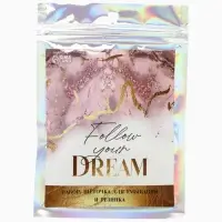 Массажёр для лица, спонж для умывания, резинка для волос Follow your dream, 10.5&times;15 см