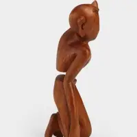 Абстракция "Отдых" дерево Суар, 30х12х12 см