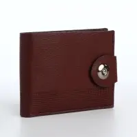 Портмоне мужское &laquo;Бадр&raquo;, 2 отделения, на магните, коричневое