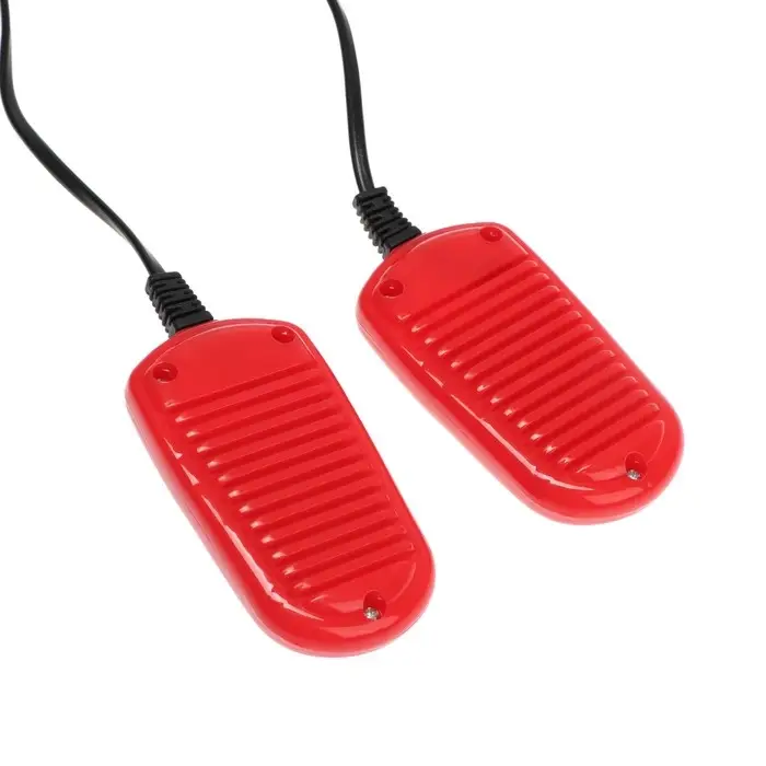 Сушилка для обуви Luazon LSO-03, 10 см, детская, 12 Вт, с индикатором, красная