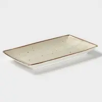 Блюдо сервировочное Magistro Mediterana, 24&times;13&times;2.5 см, фарфор, бежевое