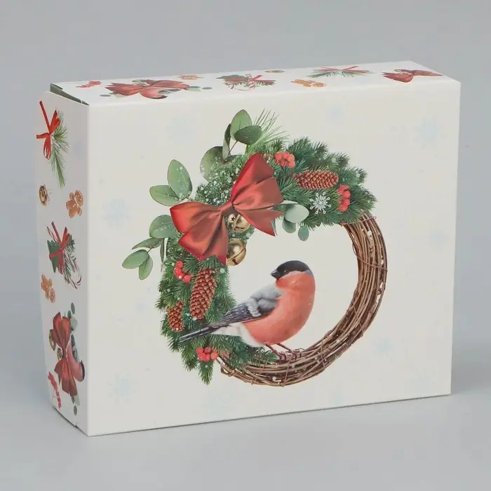 Коробка складная «Снегирь», 20 х 17 х 6 см Коробка складная «Снегирь», 20 х 17 х 6 см