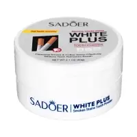 Отбеливающий зубной порошок Sadoer white plus от желтизны, 60 г
