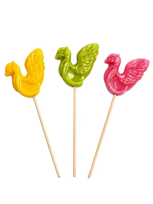 Леденец на палочке: апельсин, маракуйя, вишня, 24 г Леденец на палочке: апельсин, маракуйя, вишня, 24 г