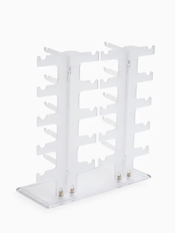 Подставка под очки 10 мест, 32&times;13&times;31 см, настольная, прозрачная