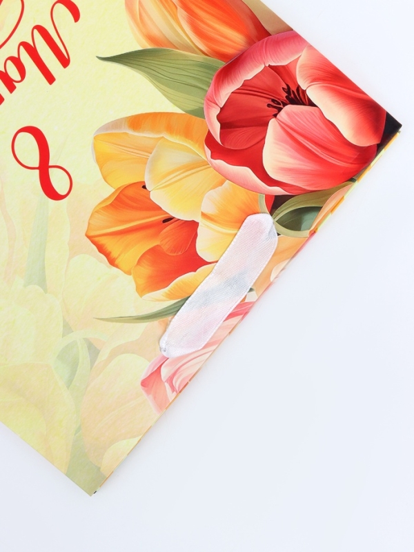 Пакет подарочный вертикальный «Яркий момент», MS 18 х 23 х10 см