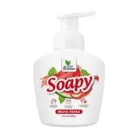 Жидкое мыло-пенка "Soapy" "Сочный арбуз" пенный дозатор 400 мл. Clean&Green CG8232
