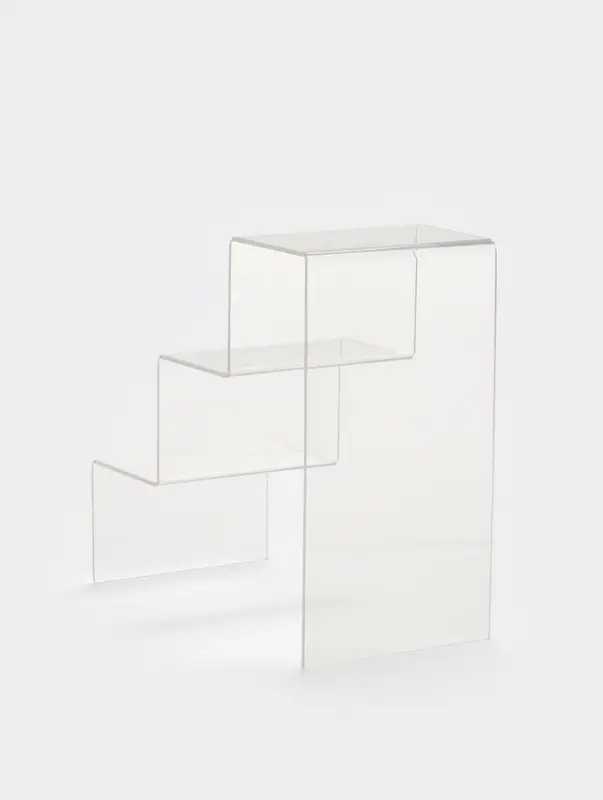 Подставка горка 3 ступеньки, 12&times;21&times;21 см, оргстекло 3 мм