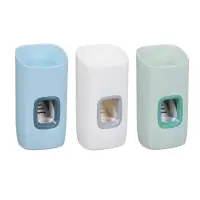 VETTA&nbsp;Дозатор&nbsp;автомат.&nbsp;настен.&nbsp;д/зуб.пасты&nbsp;с&nbsp;держателем&nbsp;под&nbsp;2&nbsp;зуб.щетки,7х6х13,5см,&nbsp;пластик