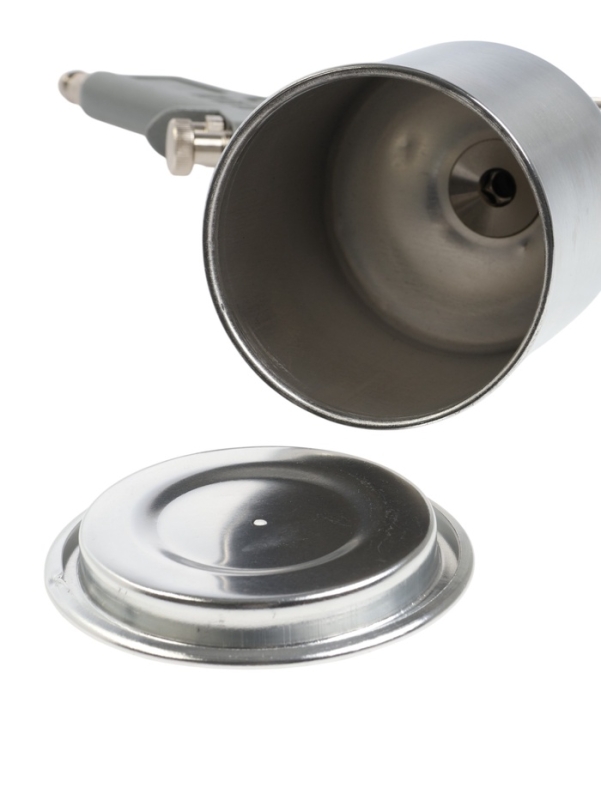 Краскораспылитель пневматический ТУНДРА, до 4 бар, сопло 1.5 мм, верхний бачок 0.6 л Краскораспылитель пневматический ТУНДРА, до 4 бар, сопло 1.5 мм, верхний бачок 0.6 л