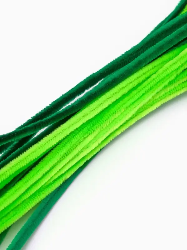 Синельная проволока, набор для творчества из проволоки с ворсом, помпонов и глаз