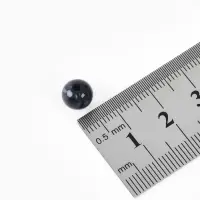 Бусина &laquo;Турмалин&raquo;, d=8 мм, набор &plusmn;60 шт. акрил, акрил, чёрная