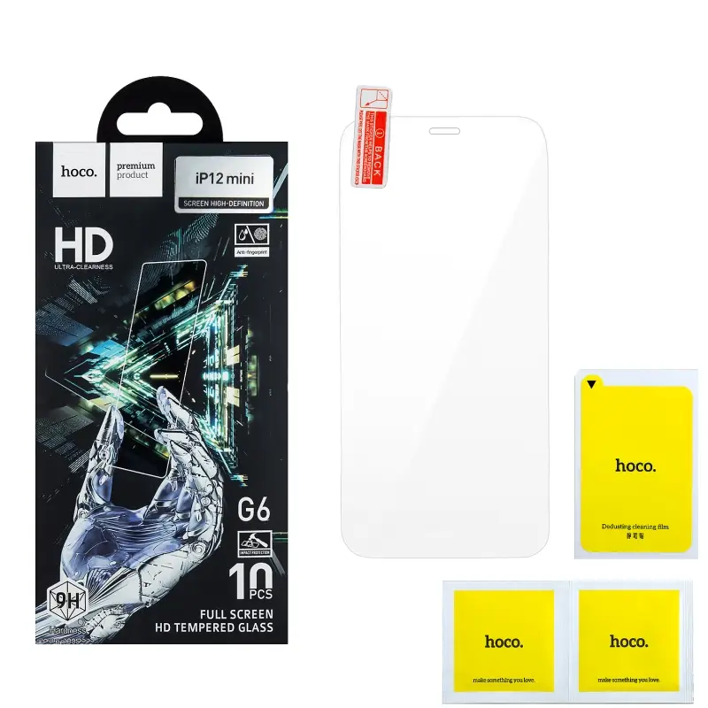 Защитное стекло Iph 12 Mini (5.4) High definition G6 HOCO Защитное стекло Iph 12 Mini (5.4) High definition G6 HOCO