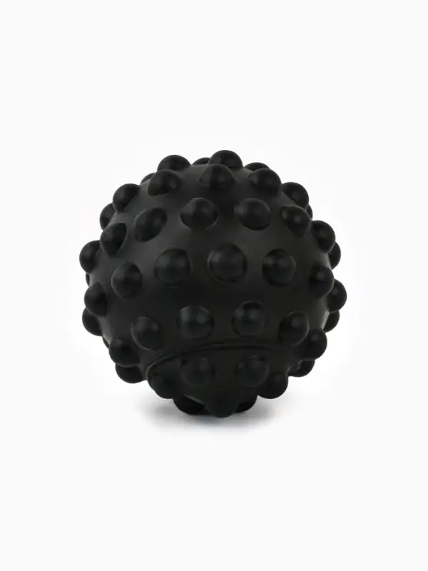 Игрушка пищащая Игрушка пищащая "Мячик" для собак, 6,5 см, черная