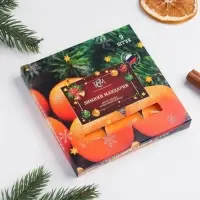 Свечи ароматические чайные &laquo;Зимний мандарин&raquo;, 10 г, 9 шт.