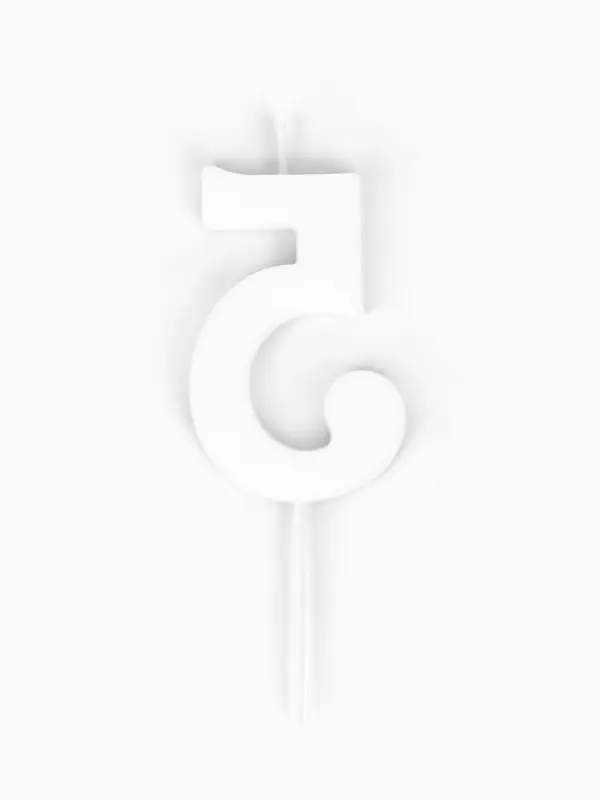 Свеча для торта "Лего" цифра 5