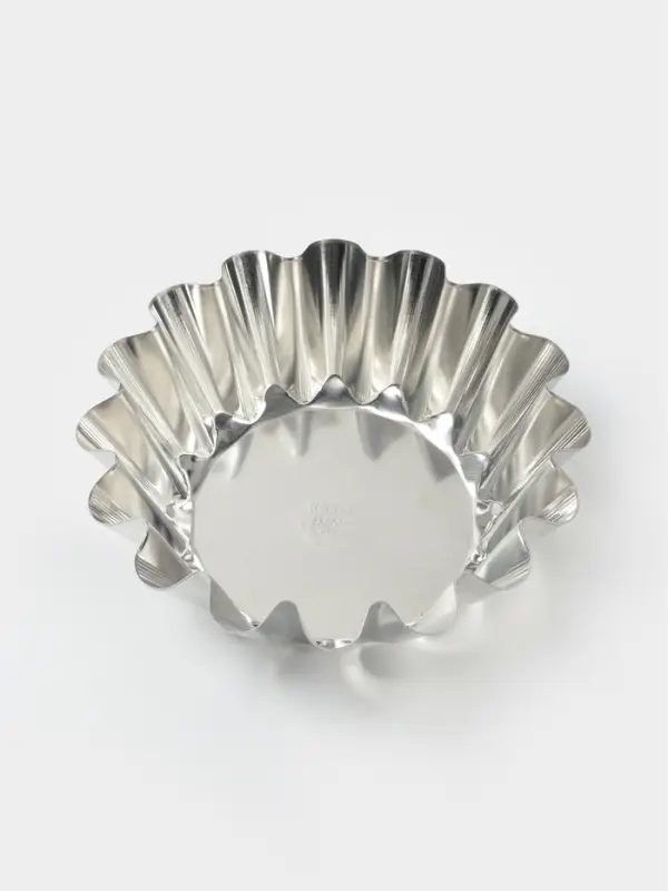 Форма для выпечки ромовой бабы, d=18.7 см, h=6.7 см, жесть, серебристая