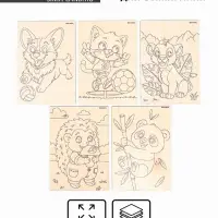 Доски для выжигания &laquo;Удивительные друзья&raquo;