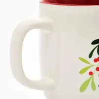 Кружка новогодняя керамическая &laquo;Еловая веточка&raquo;, 470 мл