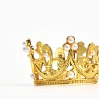 Топпер для торта &laquo;Корона&raquo;, 6.5&times;3.6 см, золотой