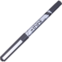 Роллер Deli Think, шарик 0,5 мм, линия 0,35 мм, черный EQ20020