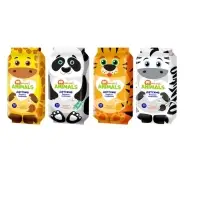 Влажные салфетки Smart animals №50 детские с ромашкой и витамином Е mix