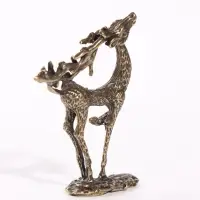 Фигурка декоративная &laquo;Олень с цветущими рогами&raquo;, металл, 5.9&times;1.5&times;6.5 см