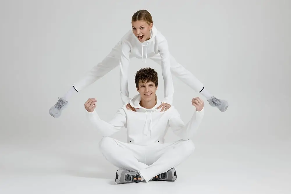 Худи унисекс Begi, молочно-белое, размер XS Худи унисекс Begi, молочно-белое, размер XS