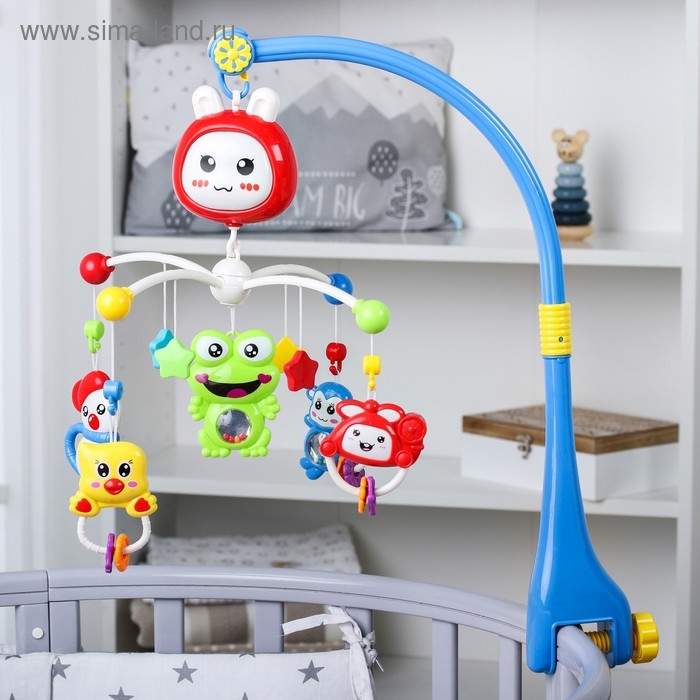 Мобиль музыкальный на кроватку «Подарок малыша», работает от батарек Мобиль музыкальный на кроватку «Подарок малыша», работает от батарек