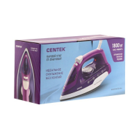 Утюг Centek CT-2348, 1300-1800 Вт, керамическая подошва, 200 мл, фиолетовый