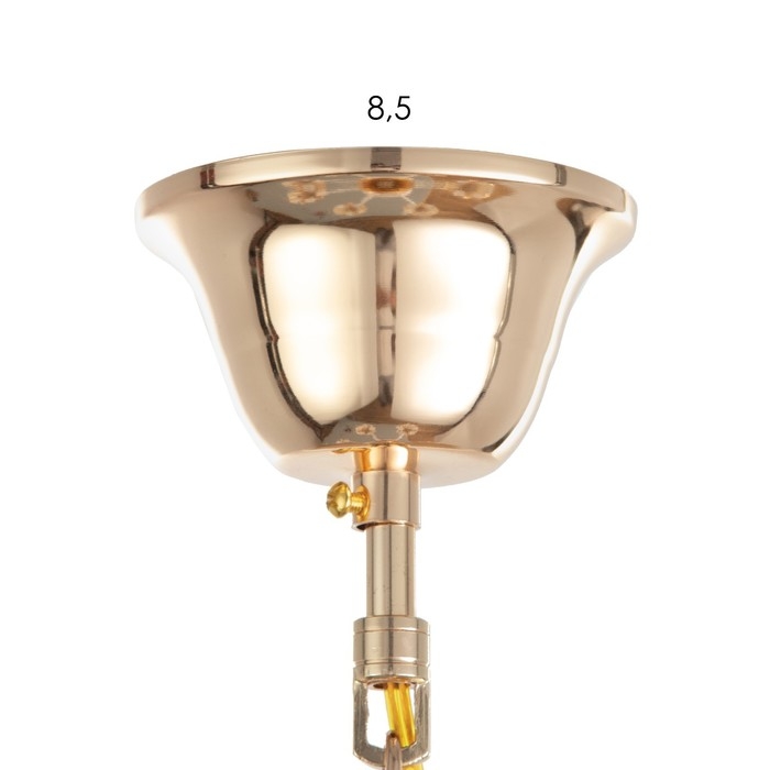 Люстра Люстра "Лиолет" 3хЕ14 40Вт бело-золотой 56х70х56 см BayerLux