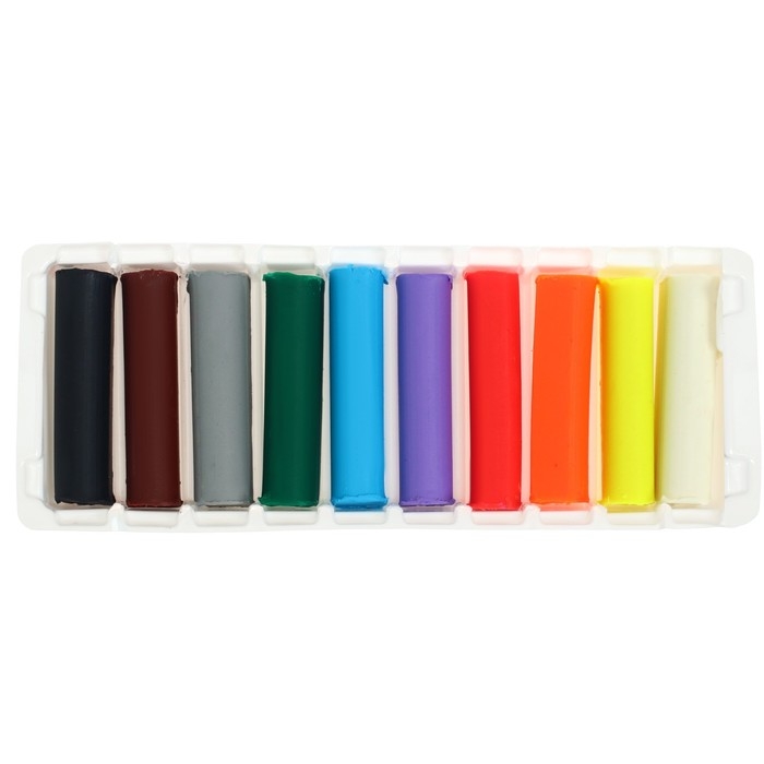 Пластилин мягкий (восковой), 10 цветов, 150 г, GLOBUS, с Алоэ Вера, со стеком Пластилин мягкий (восковой), 10 цветов, 150 г, GLOBUS, с Алоэ Вера, со стеком