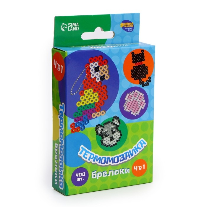 Термомозаика «Домашние питомцы» с пинцетом, брелоком Термомозаика «Домашние питомцы» с пинцетом, брелоком