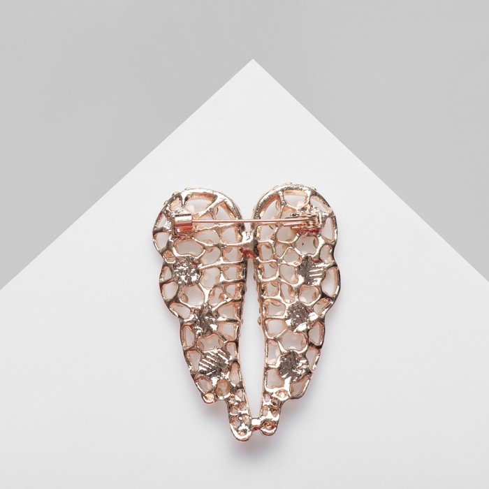 Брошь «Дыхание весны», цветная в розовом золоте Брошь «Дыхание весны», цветная в розовом золоте