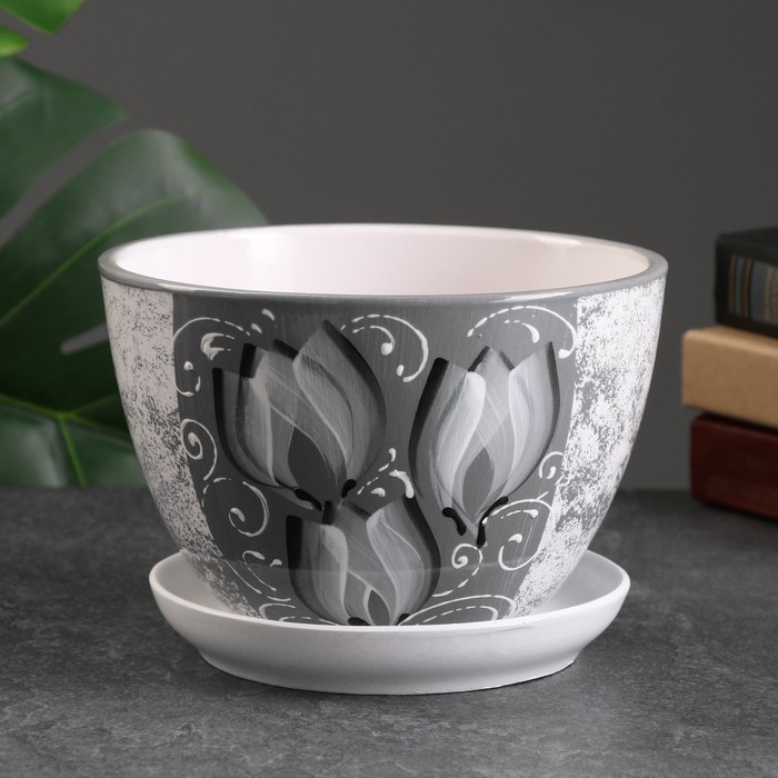 Горшок цветочный Крокус 1,65 л Горшок цветочный Крокус 1,65 л