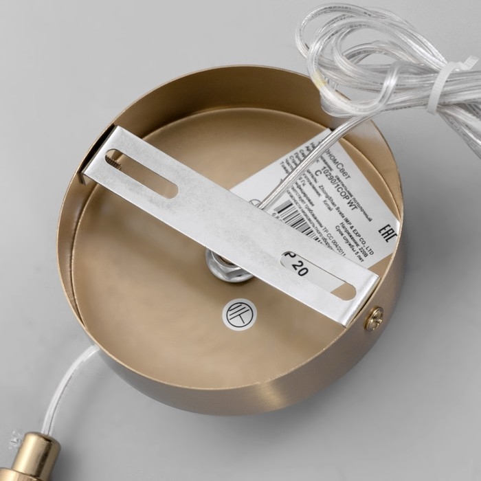 Светильник Светильник "Жаклин" 1х3Вт G4 Бронза 20х20х180см