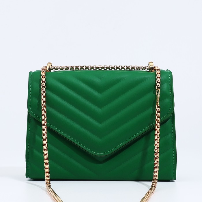 Сумка-мессенджер на магните, цвет зелёный Сумка-мессенджер на магните, цвет зелёный