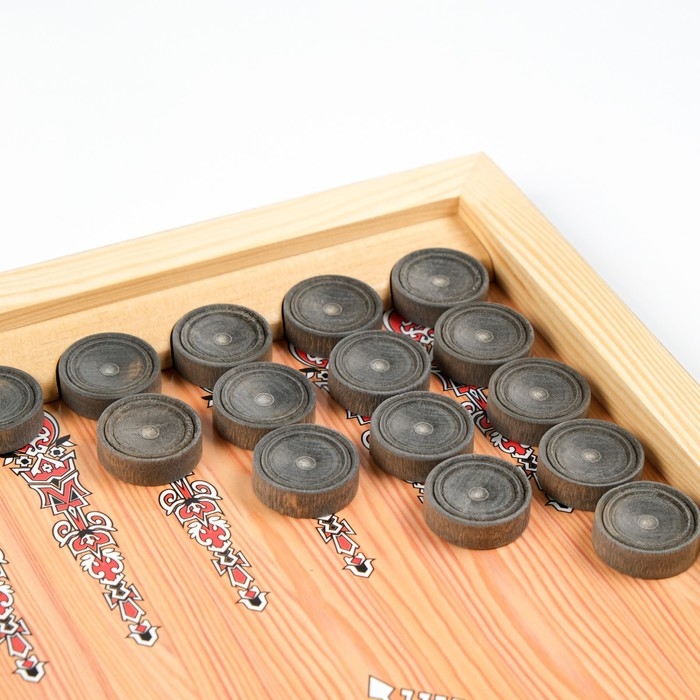 Нарды деревянные большие, настольная игра  Нарды деревянные большие, настольная игра "Волк", 50 х 50 см, с шашками