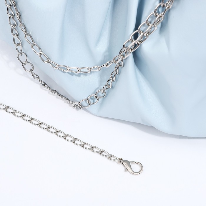 Сумка-багет на молнии, цвет голубой Сумка-багет на молнии, цвет голубой