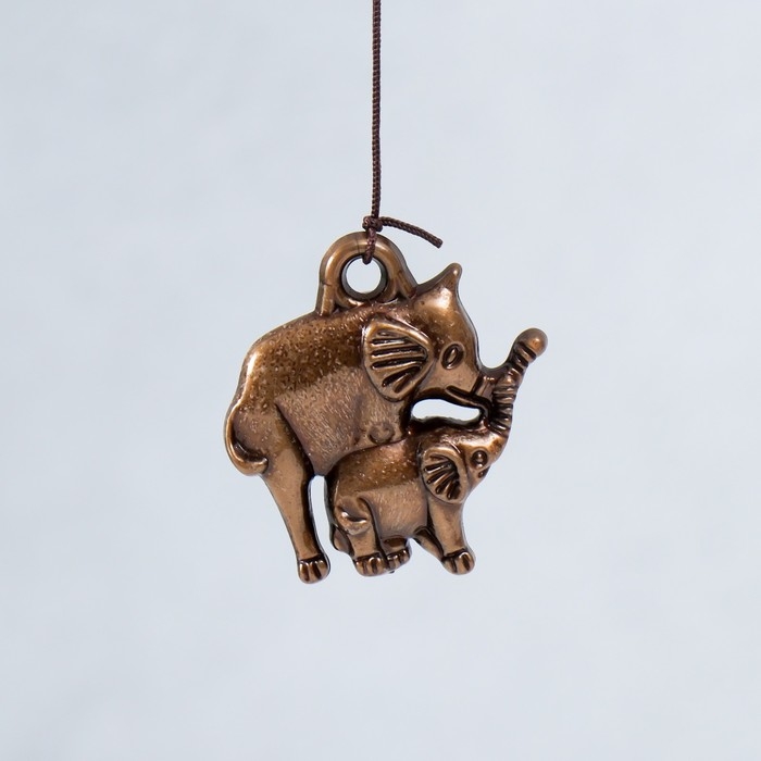 Музыка ветра металл Музыка ветра металл "Африканский слон" 5 трубочек 51х6,5 см