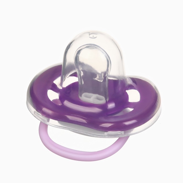 Соска - пустышка анатомическая «Пингвинчик», +6 мес., цвет фиолетовый Соска - пустышка анатомическая «Пингвинчик», +6 мес., цвет фиолетовый