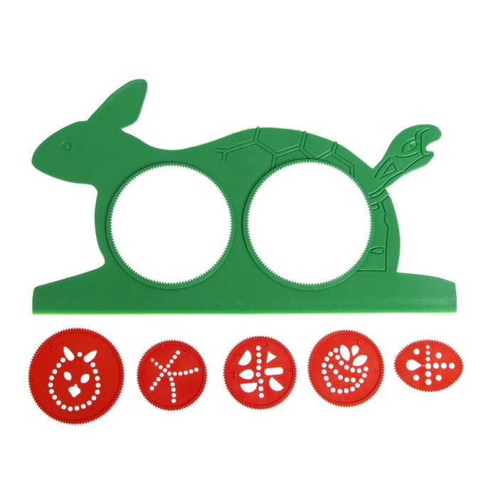 Спирограф  Спирограф "Зверюшки", МИКС