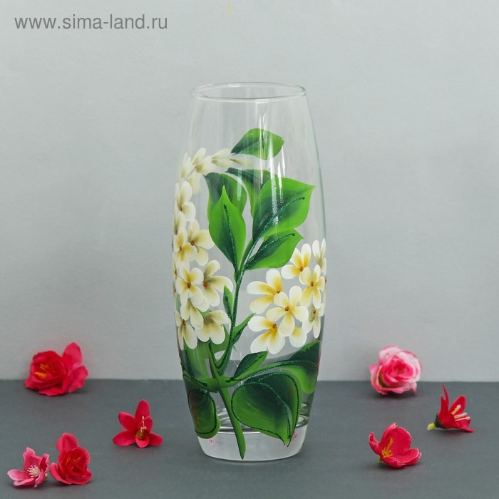 Ваза  Ваза "Черёмуха" овал 26 см