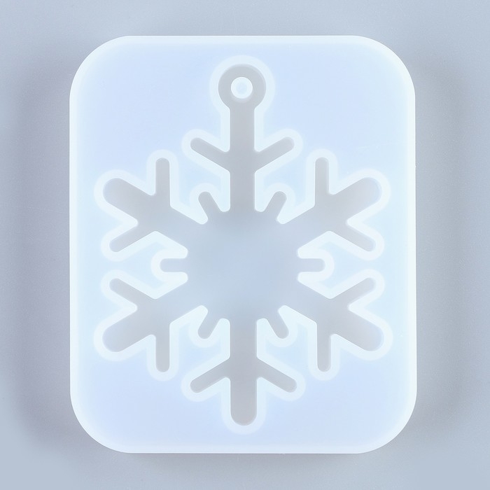 Форма силиконовая универсальная, подвеска «Снежинка» Форма силиконовая универсальная, подвеска «Снежинка»